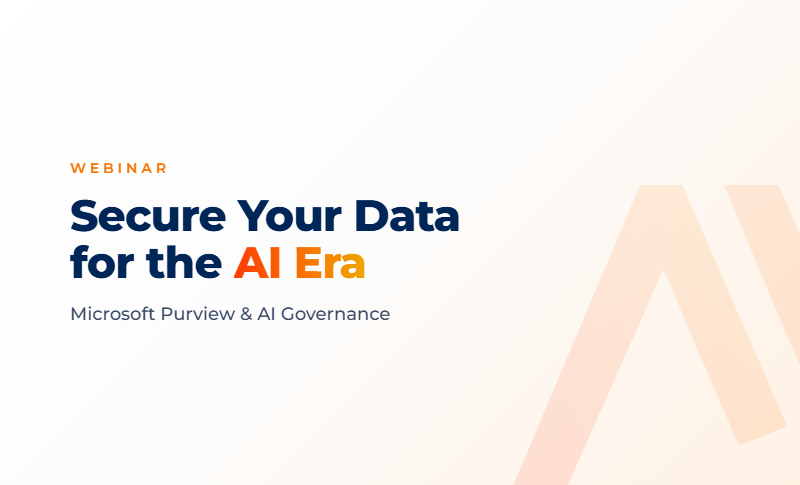 Secure Your Data for the AI Era: Microsoft Purview and AI Governance webinar by A1 Technologies